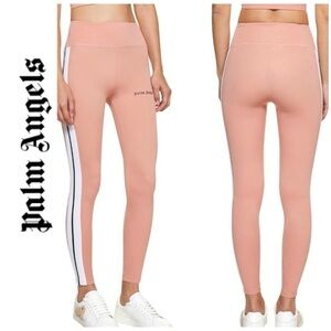 Palm Angels Logo Side Striped Leggings S/M
